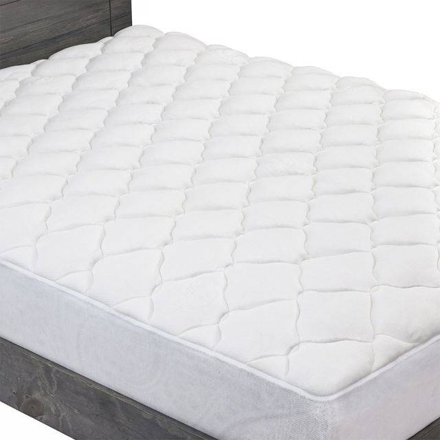 Bamboo Mattress Pad with Fitted Skirt - Extra Plush Cooling Topper
