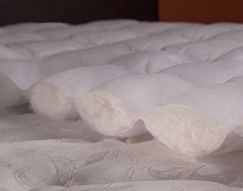 Bamboo Mattress Pad with Fitted Skirt - Extra Plush Cooling Topper