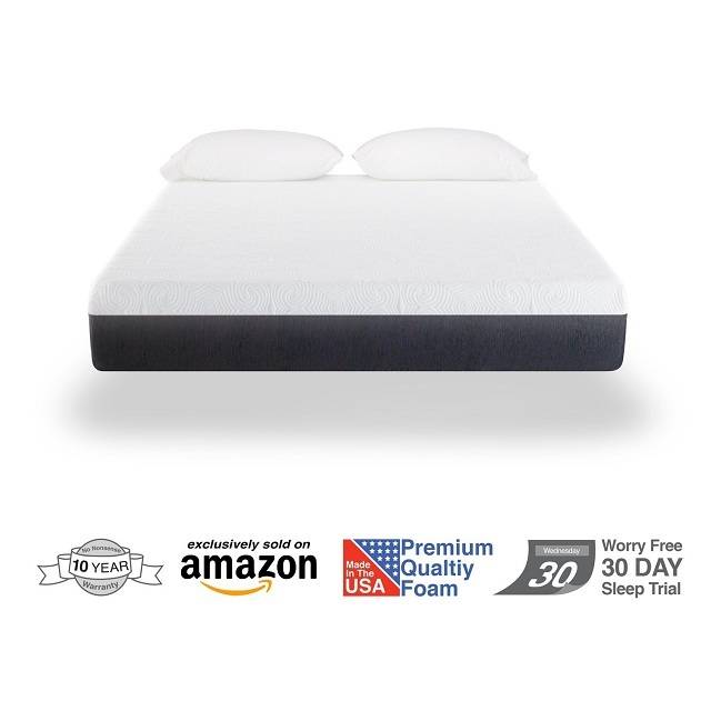 Sure2Sleep 10” Medium Firm Gel Memory Foam Mattress