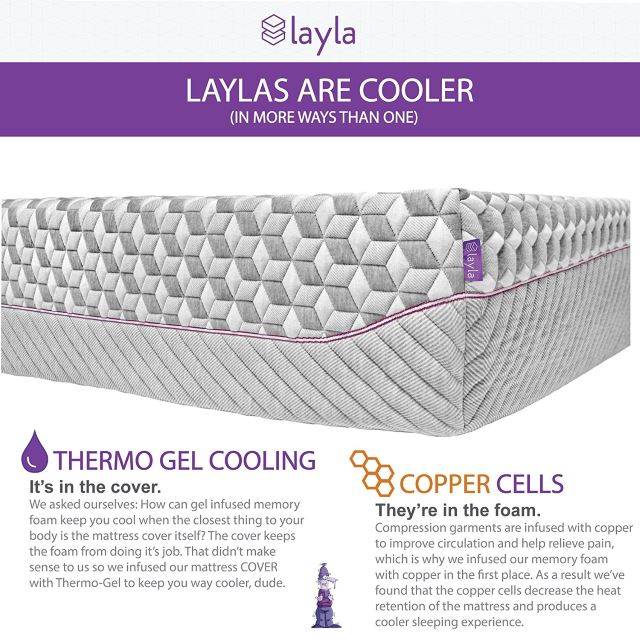 Layla Mattress Copper